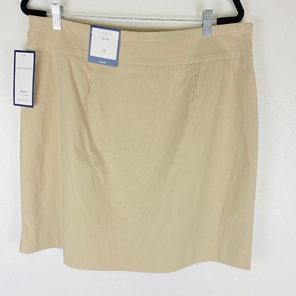 Pull-On Khaki Skort Skirt Charter Club - Picture 7 of 7